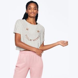 VICTORIA’S SECRET PINK Girlfriend Crop Tee